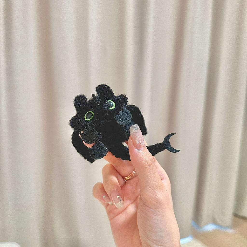 Handcrafted Black Dragon