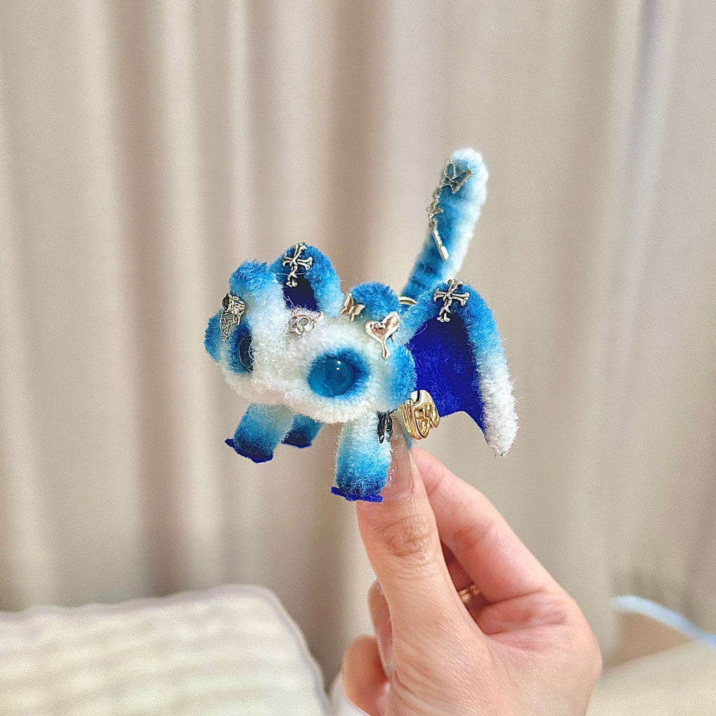 Handcrafted Dragon Fizz Blue